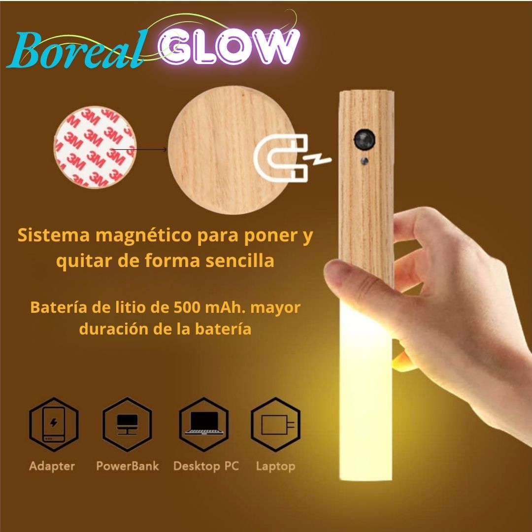 Lámpara Acabado en Madera | GlowWood