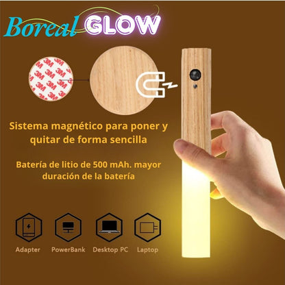Lámpara Acabado en Madera | GlowWood