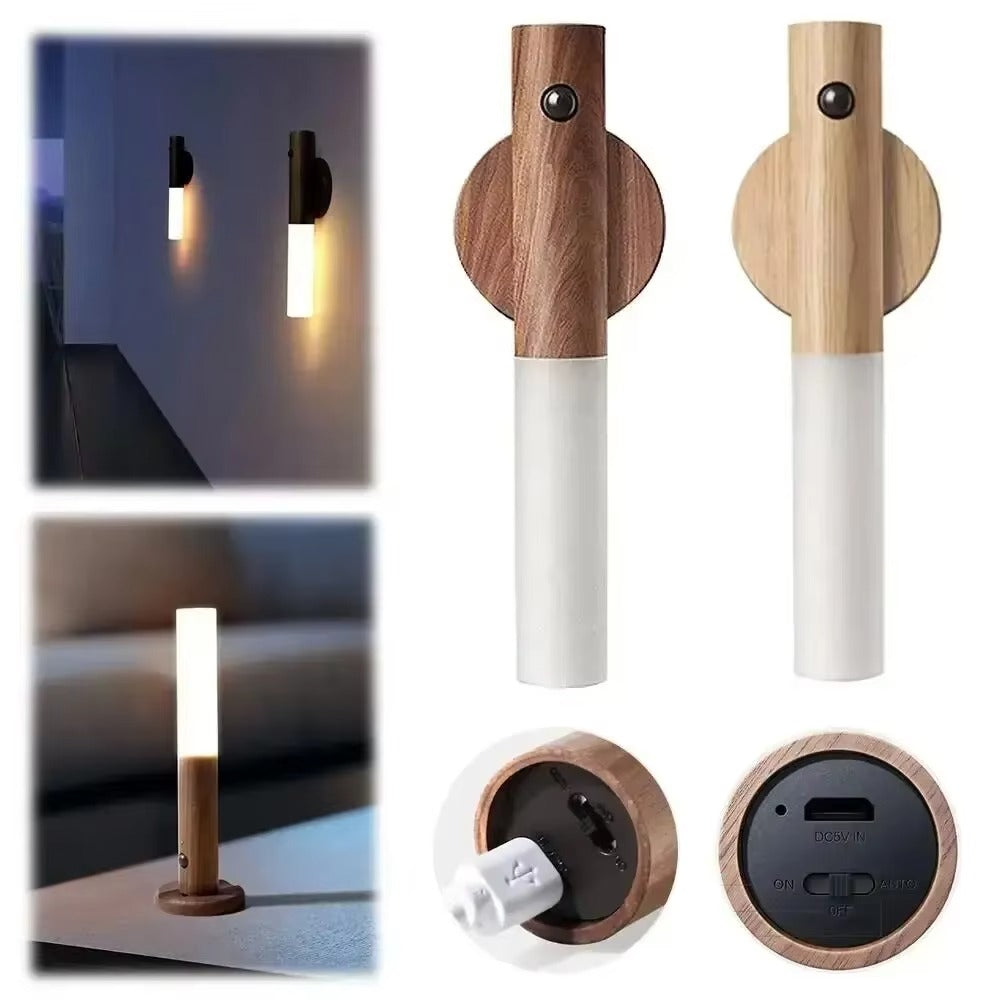 Lámpara GlowWood - Acabado en madera