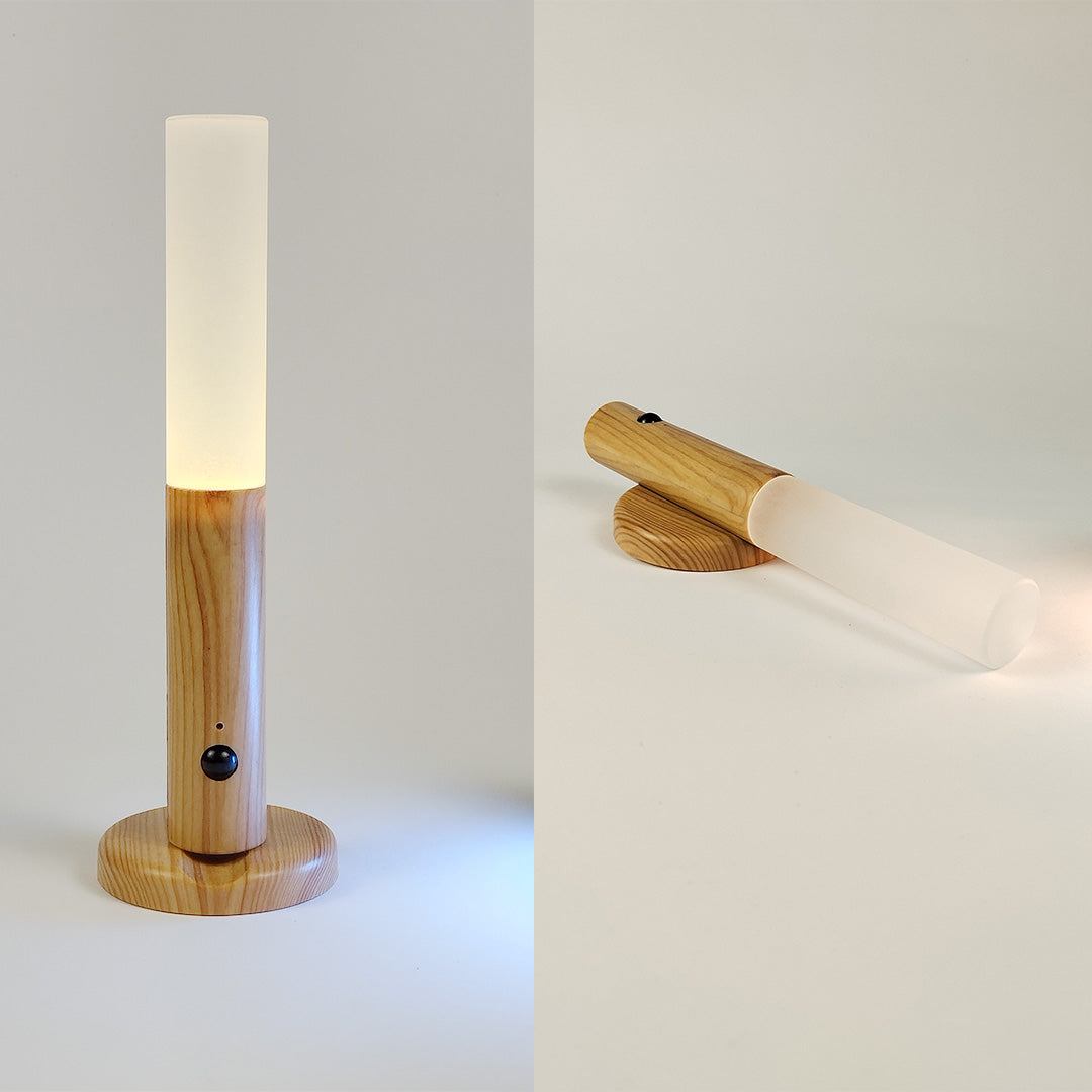 Lámpara GlowWood - Acabado en madera